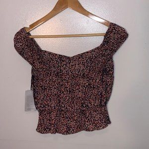 Nordstrom 19 Cooper XS Floral Top NWT